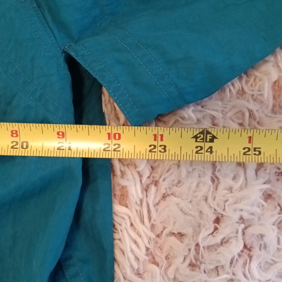 🦚VTG teal green Banana Republic Anarak Jacket - Picture 9 of 10